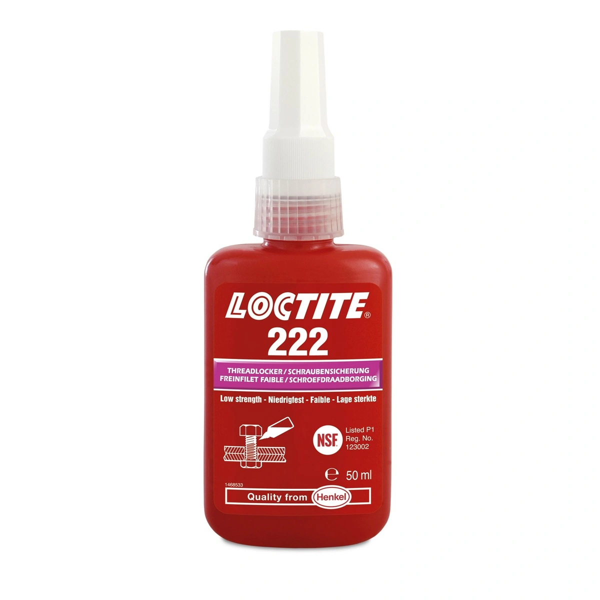 Środek do zabezpieczania gwintów HENKEL-LOCTITE 222 50ML