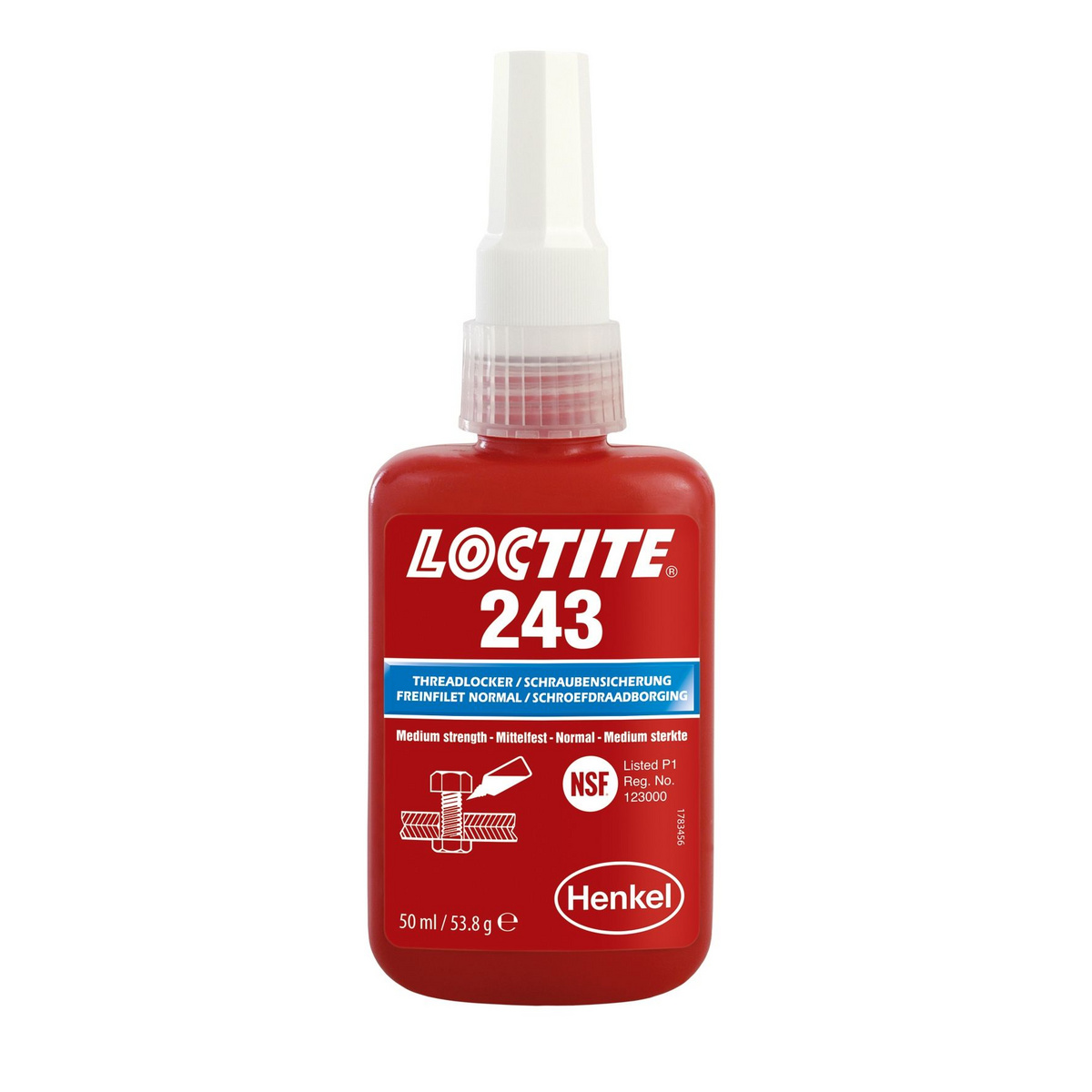 Środek do zabezpieczania gwintów HENKEL-LOCTITE 243 50ML 33776