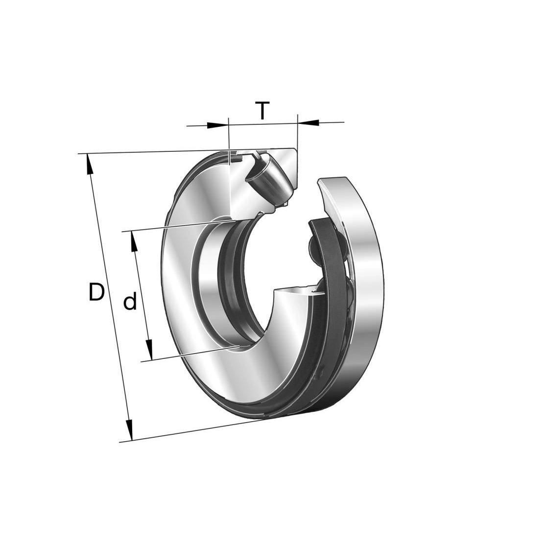 Łożysko baryłkowe wzdłużne FAG 29340 E1-XL  200x340x85
