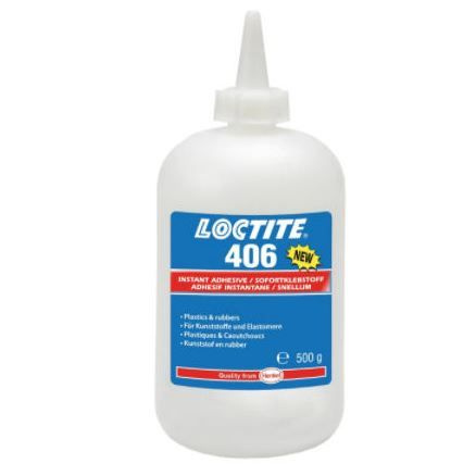 Klej błyskawiczny cyjanoakrylowy HENKEL-LOCTITE 406 500G 33811