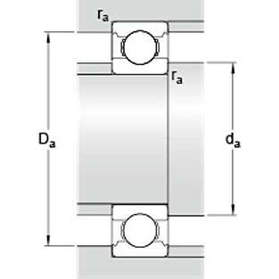 Łożysko kulkowe SKF 6304 20x52x15  - Opakowanie przemysłowe