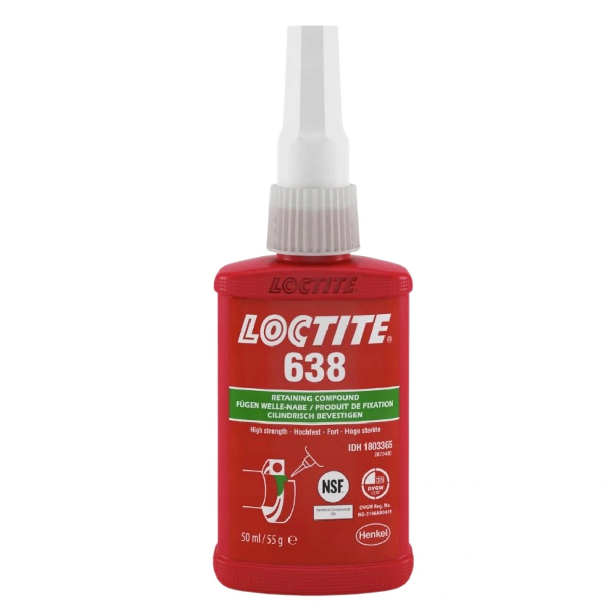 Anaerobowy środek mocujący HENKEL-LOCTITE 638 50ML