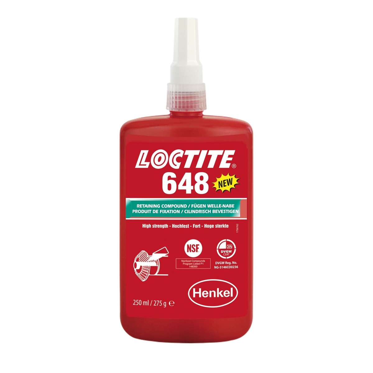 Anaerobowy środek mocujący HENKEL-LOCTITE 648 250ML 33908