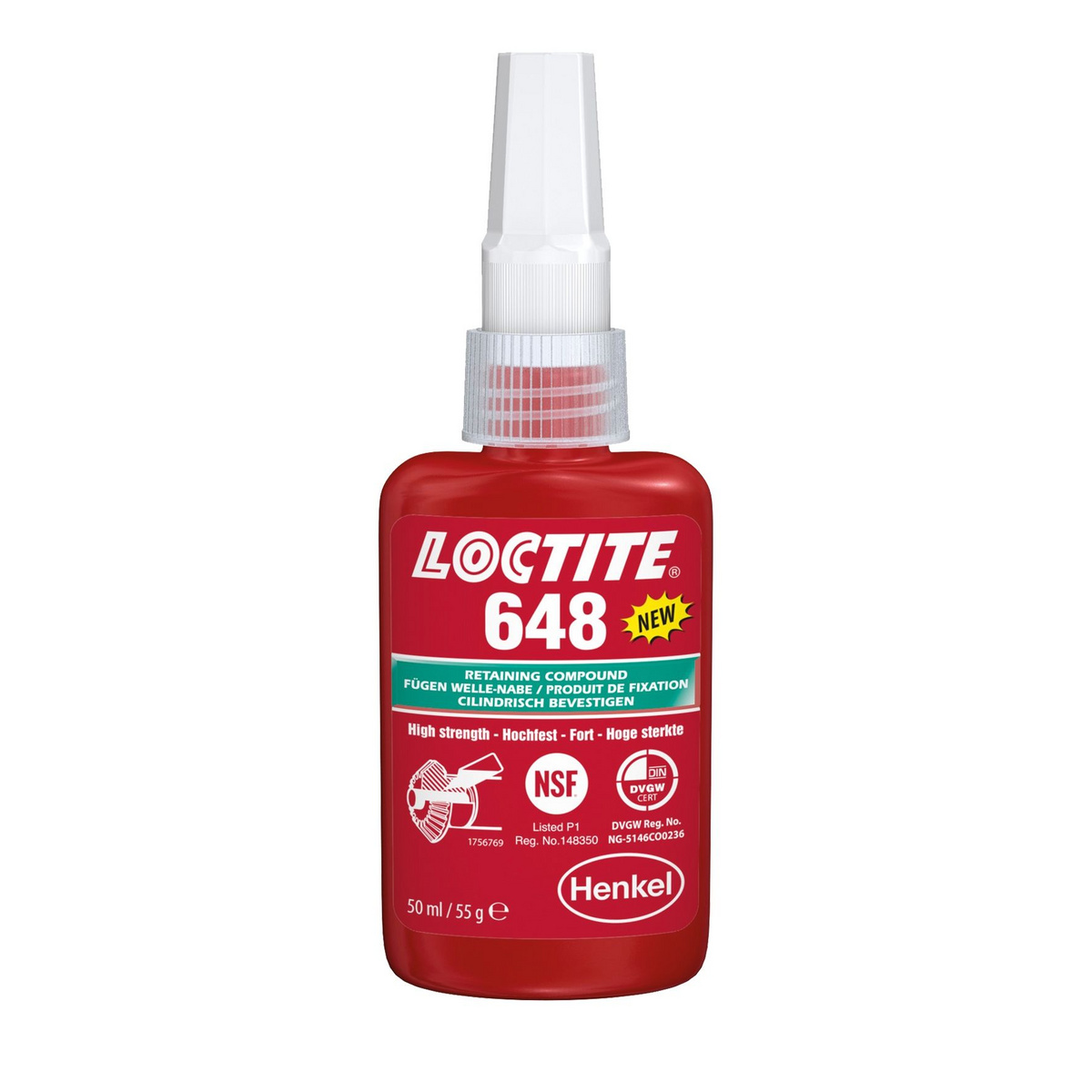 Anaerobowy środek mocujący HENKEL-LOCTITE 648 50ML 33907