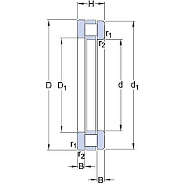 Łożysko walcowe SKF 81102 TN 15x28x9