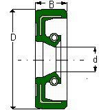 Uszczelnienie A 22X42X7 NBR 22X42X7