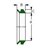 Uszczelnienie AO 110X140X12 NBR