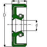 Uszczelnienie AO 45X72X10 NBR 45X72X10