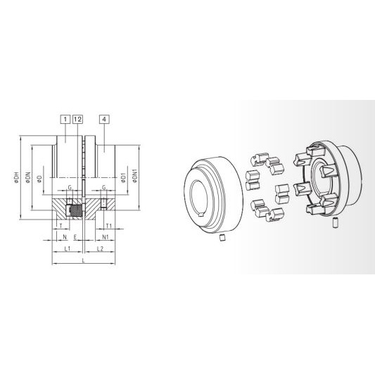 ŁĄCZNIK POLY-NORM AR 100 NBR 78 95100.100.0201
