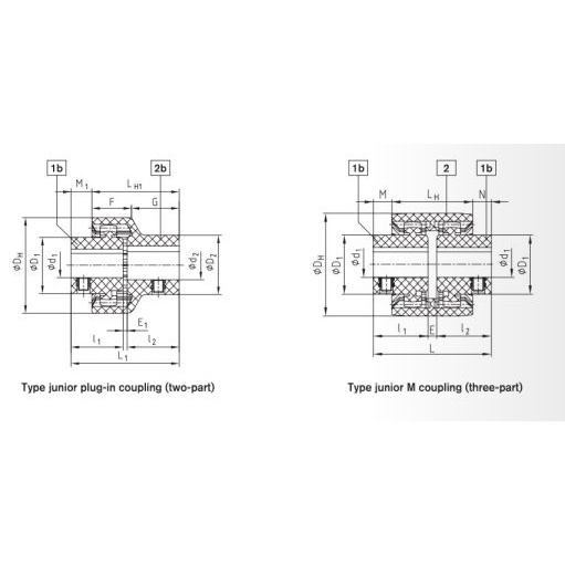 Piasta BOWEX JUNIOR 14 L=23 D8 01014.100.0800