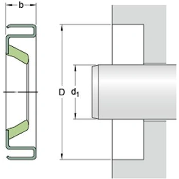 Uszczelnienie SKF 17461