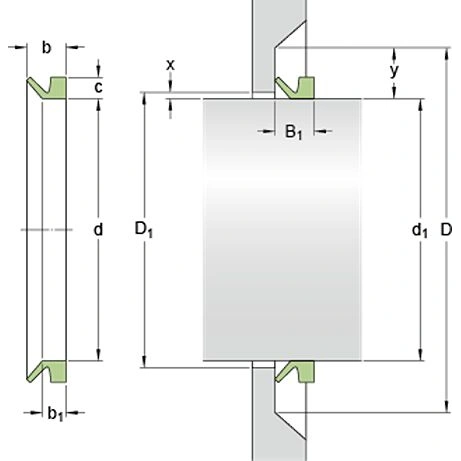 Uszczelnienie SKF 140 VA R