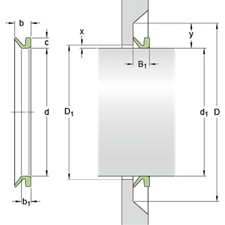 Uszczelnienie SKF 402206