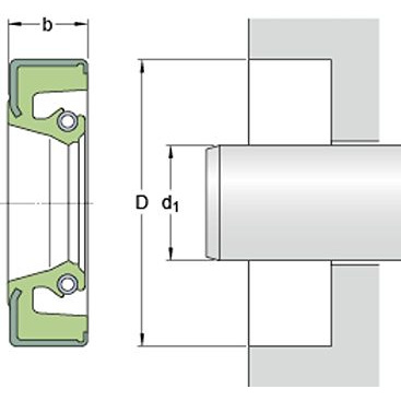 Uszczelnienie SKF 63717 