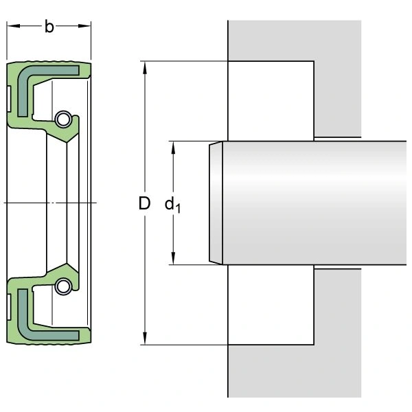 Uszczelnienie SKF 80X110X10 HMS5 V