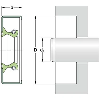 Uszczelnienie SKF 8748