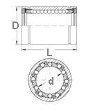 Łożysko INA ELGES KB16-PP