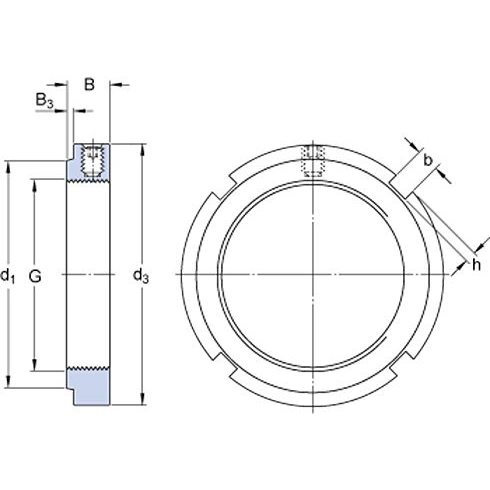 Nakrętka SKF KMFE 5