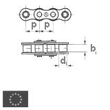 Łańcuch ELEKTROMET LAN.ZEBI-9,525X27/2PZ-72 