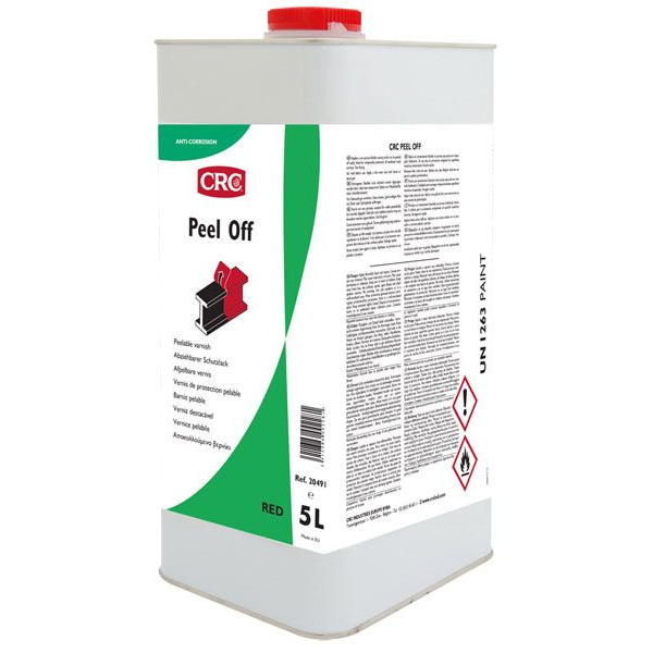 Lakier ochronny CRC INDUSTRIES PEEL OFF RED 5L (CZERWONY) 20491-AA