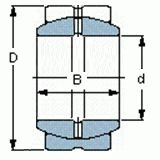 Łożysko ślizgowe ISKRA PGE 8  8x16x8