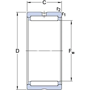 ŁOŻYSKA IGIEŁKOWE SKF RNA 4826 145x165x35