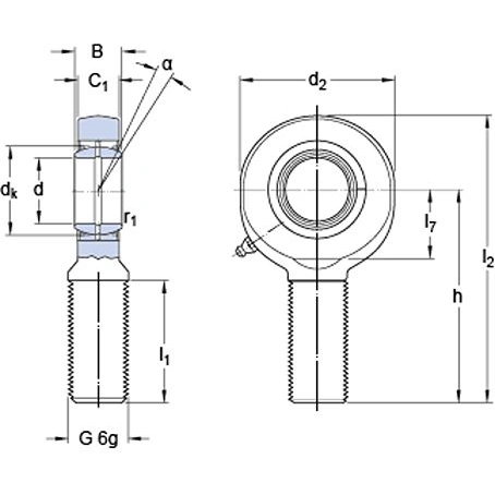 Łożysko ślizgowe SKF SA 35 ES-2RS 174x84x39,2