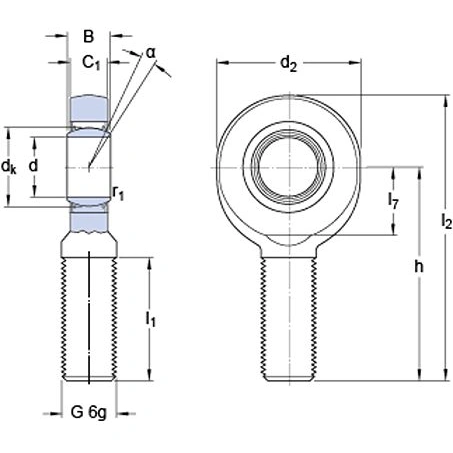 Łożysko ślizgowe SKF SA 40 TXE-2LS 194x94x46,3