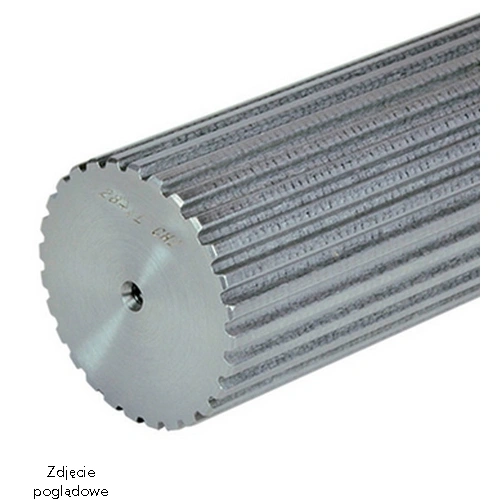 Wałek zębaty 8M Z28 STAL